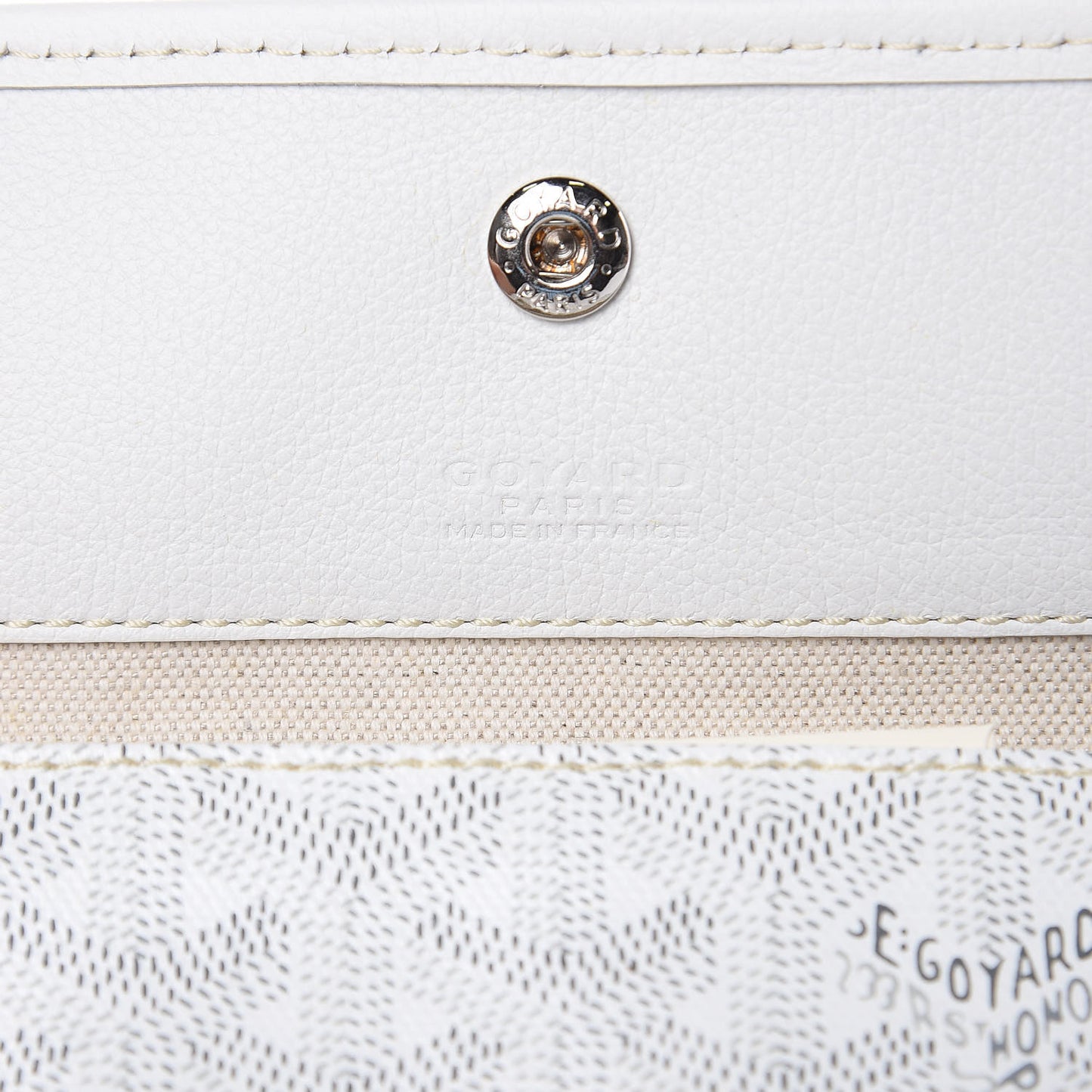 Goyardine Saint Louis GM White