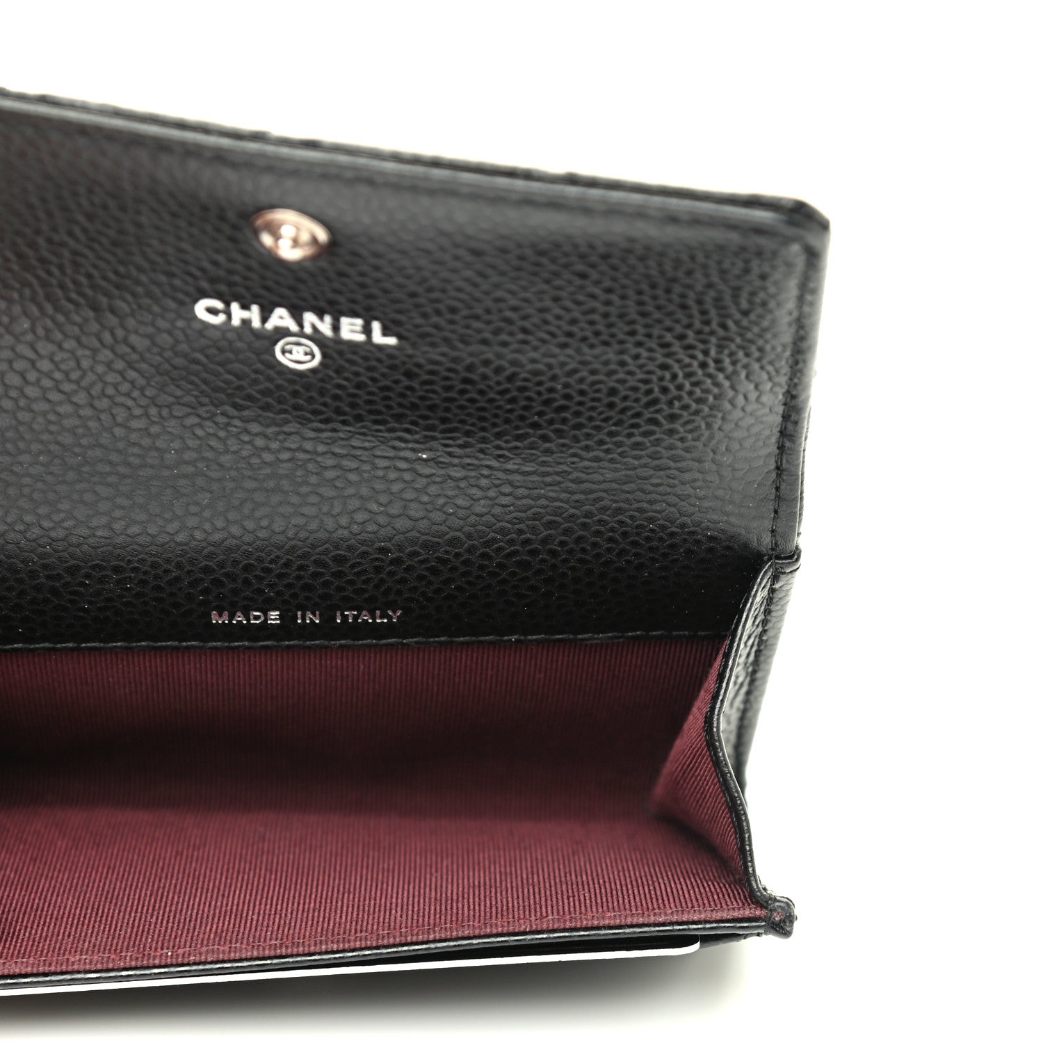 Chanel Caviar Quilted Flap Card Holder Black 5 of 8
