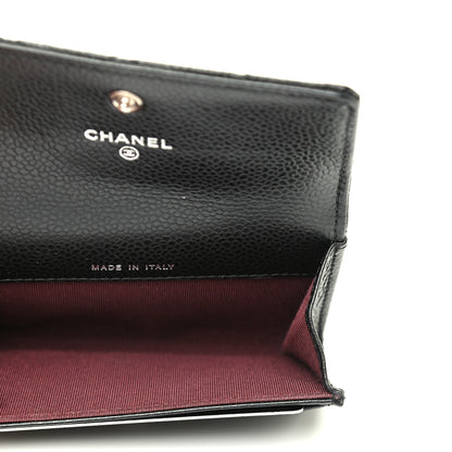 Chanel Caviar Quilted Flap Card Holder Black 5 of 8