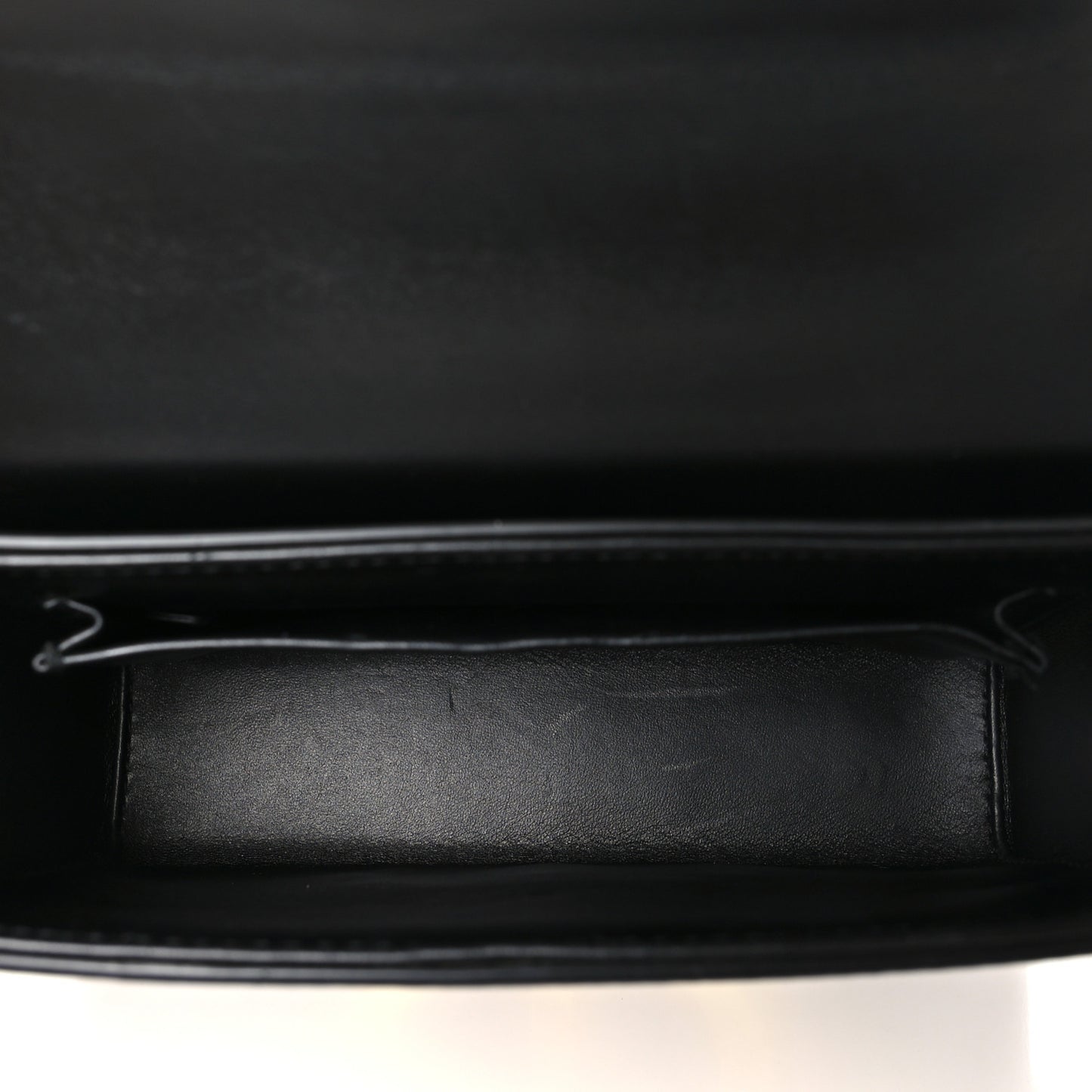 Crackled Lambskin 30 Montaigne Box Bag Black