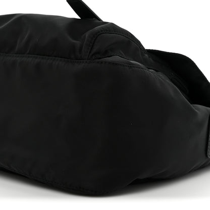 Prada Tessuto Nylon Saffiano Vela Messenger Bag Black 8 of 11