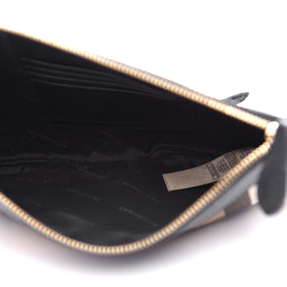 Burberry House Check Derby Peyton Crossbody Clutch Bag Black 5 of 9
