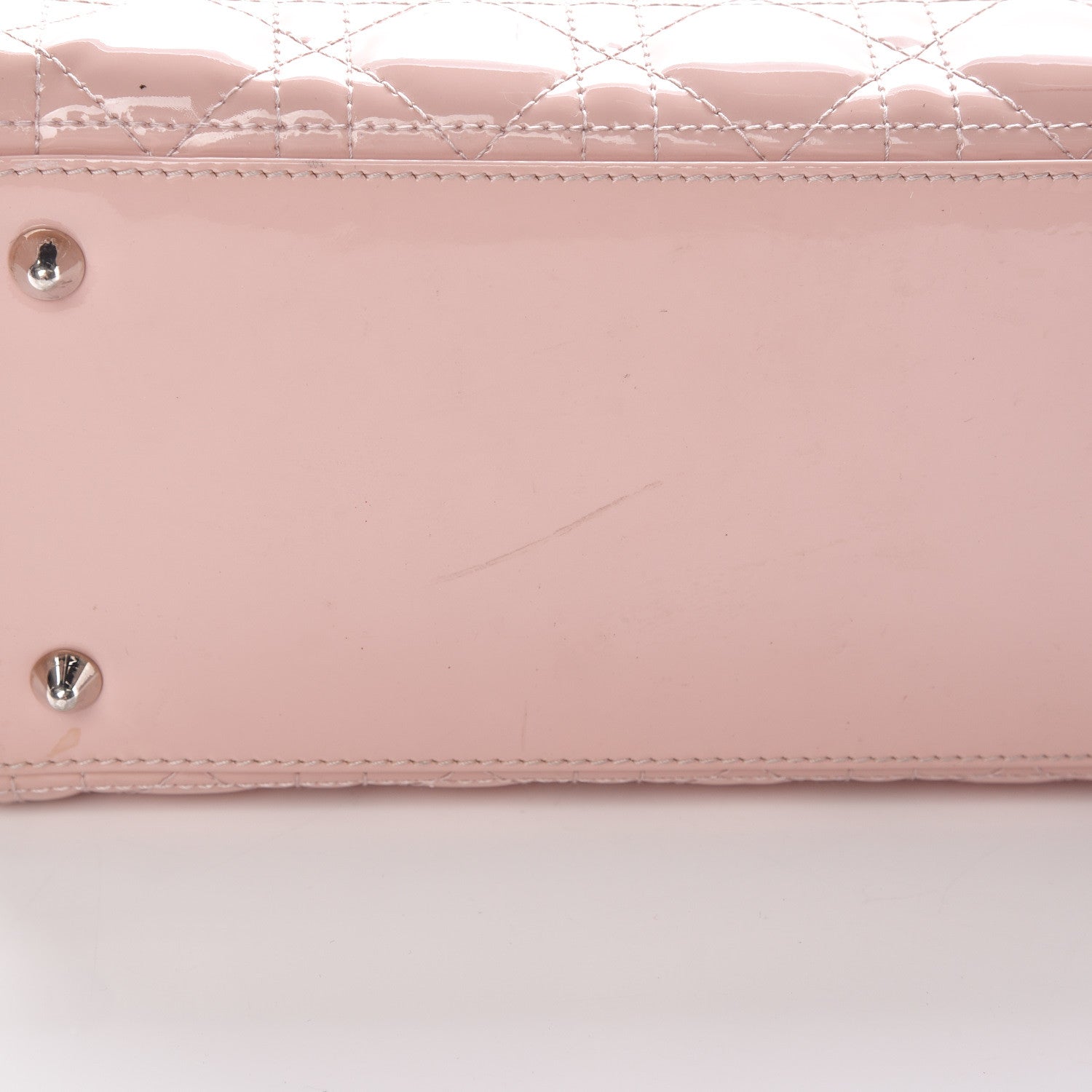 Christian Dior Patent Cannage Medium Lady Dior Rose Clair 23 of 25