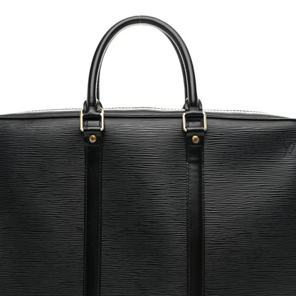 Louis Vuitton Epi Porte-Documents Voyage Briefcase Black 7 of 11