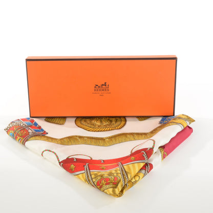 Hermes Silk Les Tambours Scarf 90 3 of 7