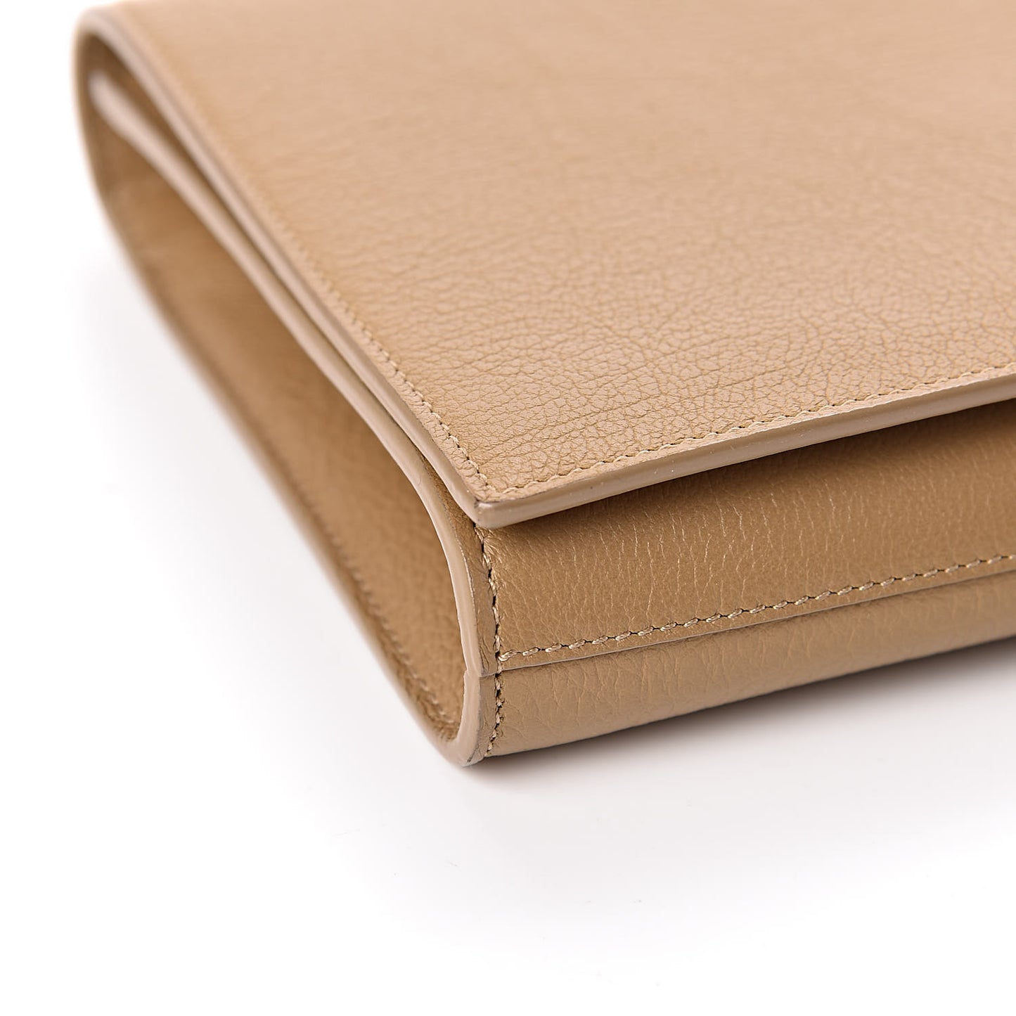 Calfskin Monogram Large Belle De Jour Clutch Beige