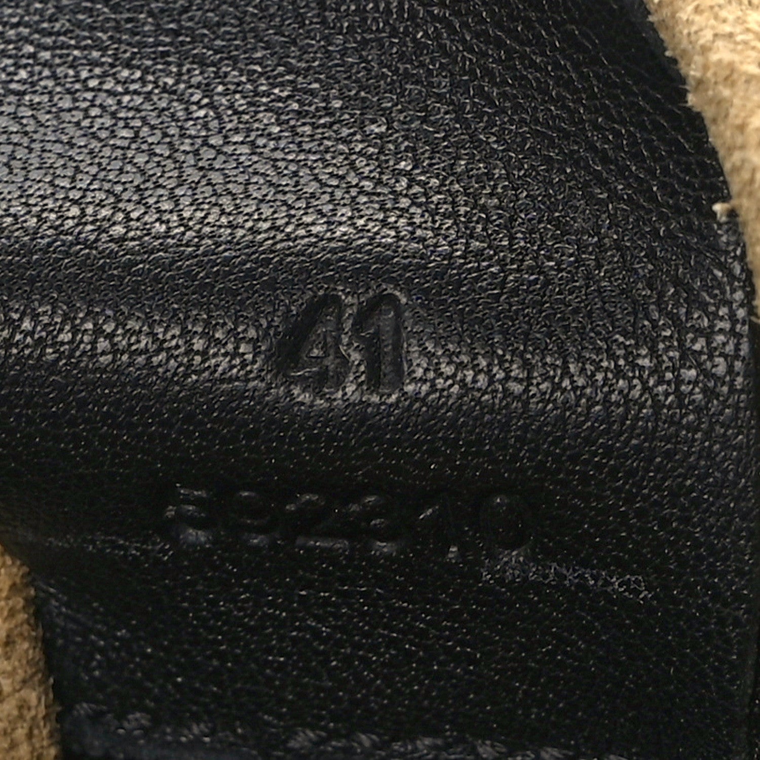 Loewe Nylon Suede Flow Runner Sneakers 41 Gold Black 9 of 10