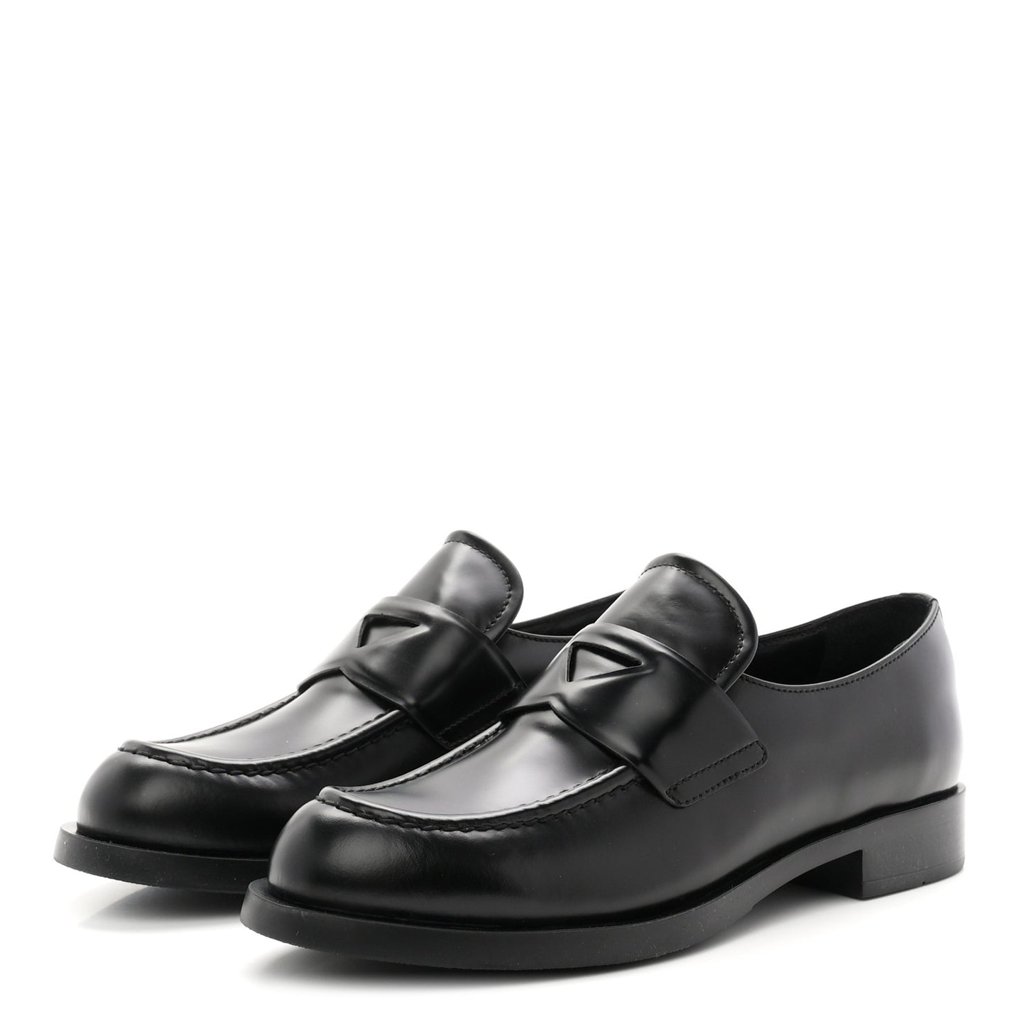 Spazzolato Loafers 40.5 Black