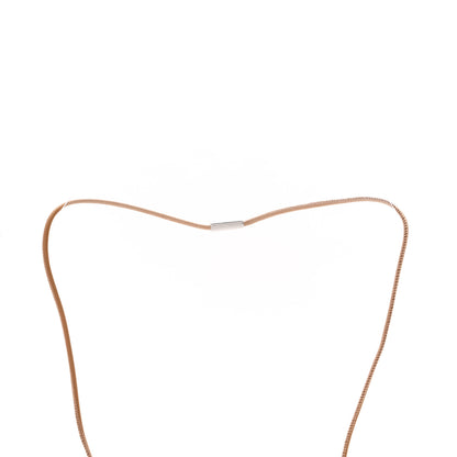 Hermes Buffalo Horn Lacquer H Equipe Pendant Necklace Sable 5 of 6