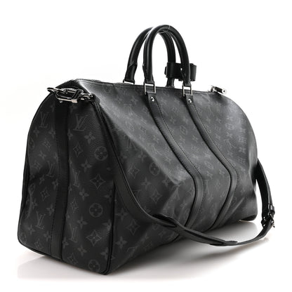Louis Vuitton Monogram Eclipse Keepall Bandouliere 45 2 of 9