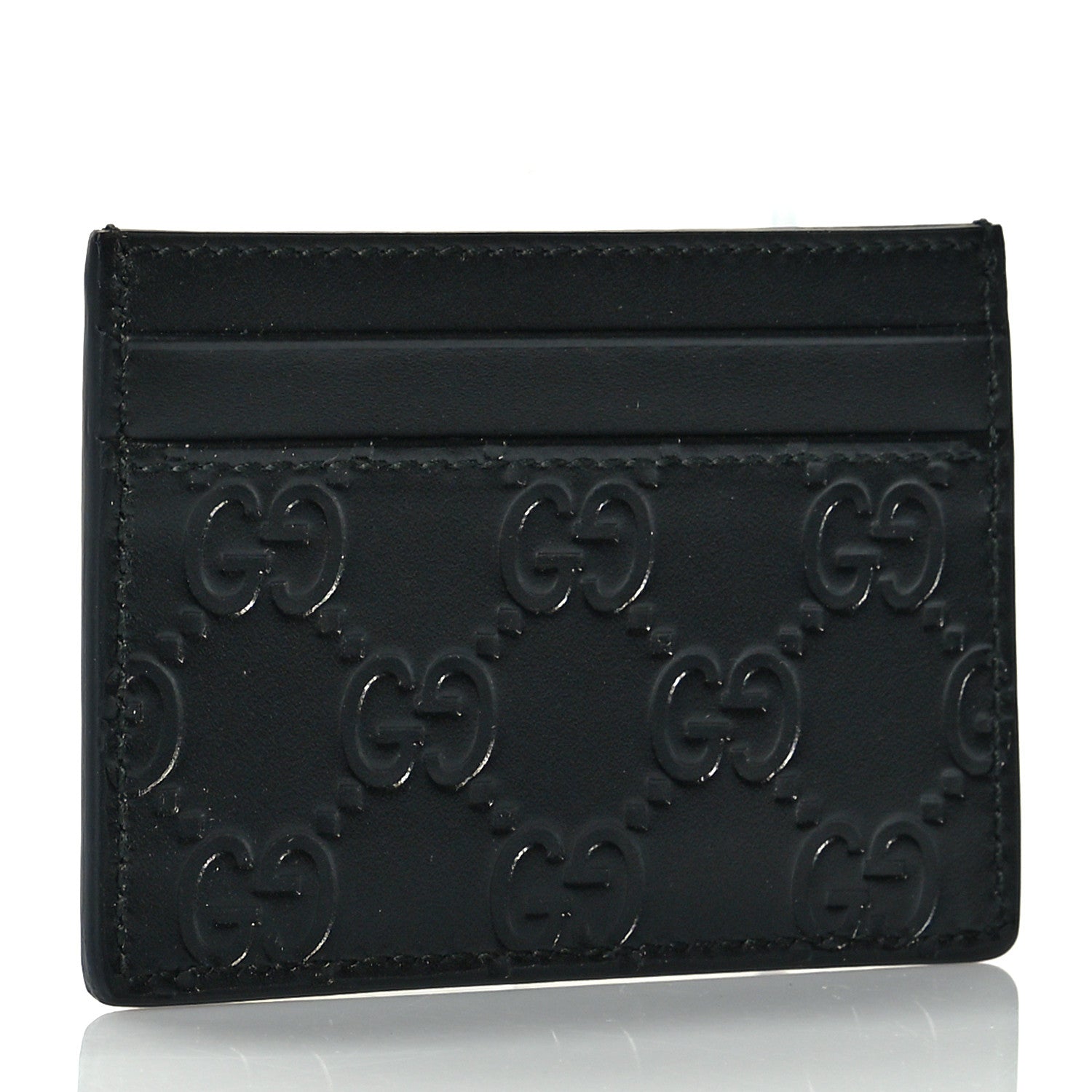 Gucci Guccissima Card Holder Black 3 of 7