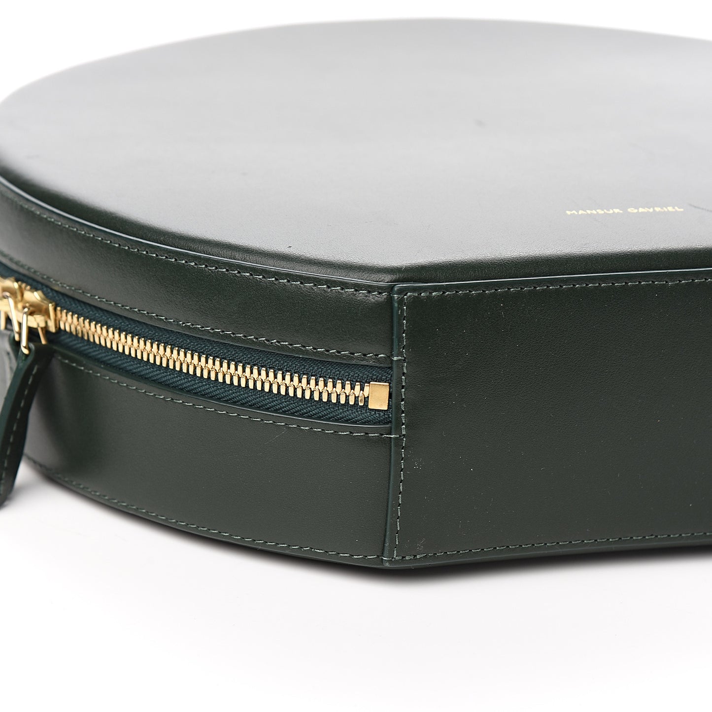 Calfskin Circle Bag Moss