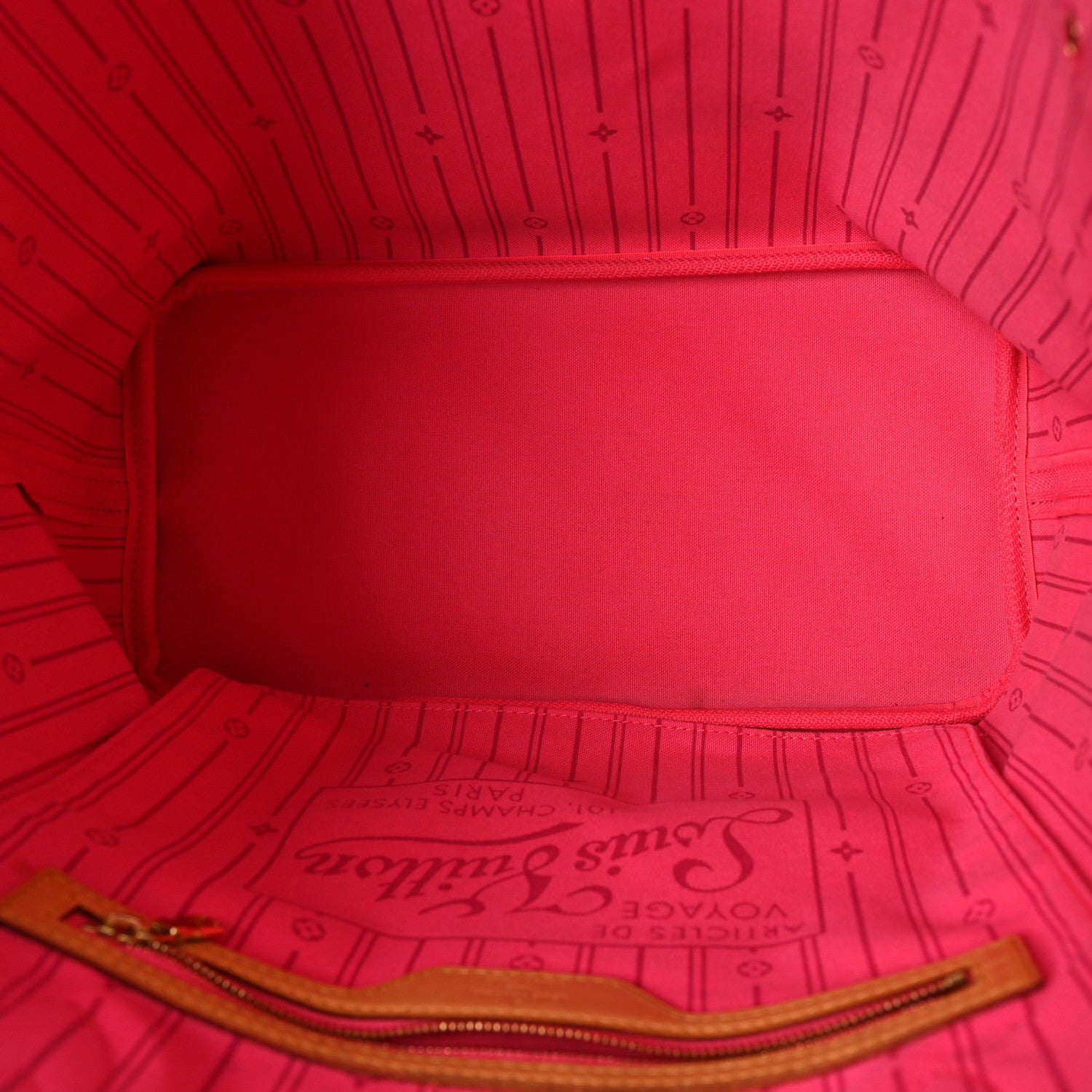 Louis Vuitton Monogram Roses Neverfull MM 5 of 8