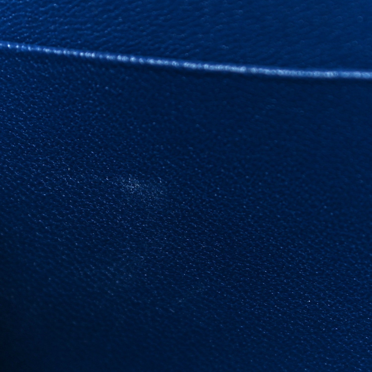 Christian Dior Grained Calfskin Diorama Croisiere Chain Wallet Blue 10 of 10