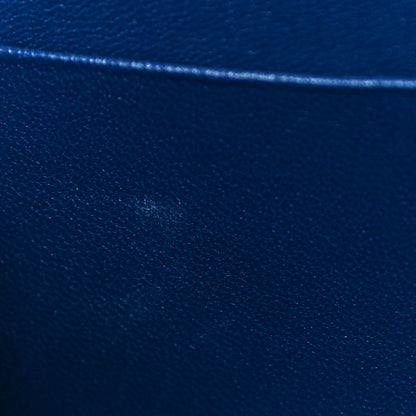 Christian Dior Grained Calfskin Diorama Croisiere Chain Wallet Blue 10 of 10