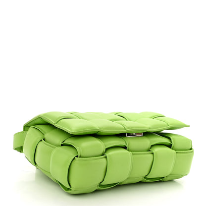 Bottega Veneta Nappa Maxi Intreccio Padded Cassette Crossbody Bag Acid Green 4 of 10