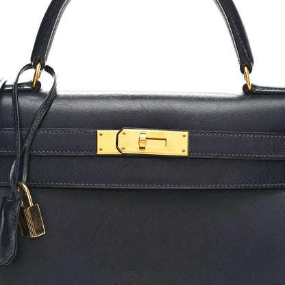 Hermes Box Kelly Sellier 28 Bleu Marine 7 of 11