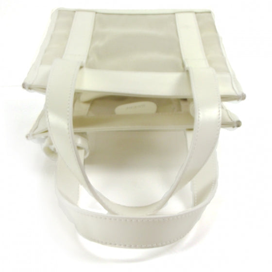 Leather Trim Summer Small Tote