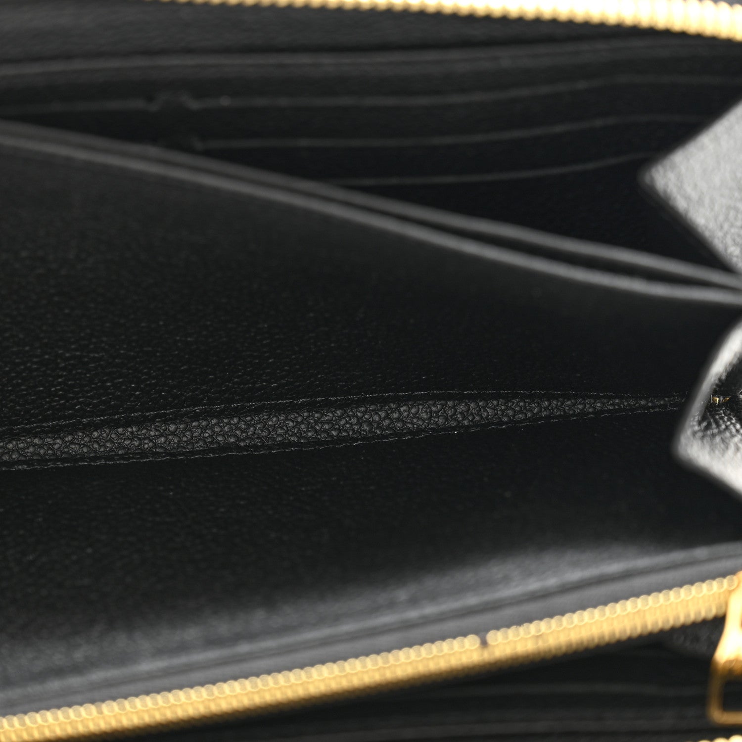 Louis Vuitton Empreinte Zippy Wallet Black 6 of 13