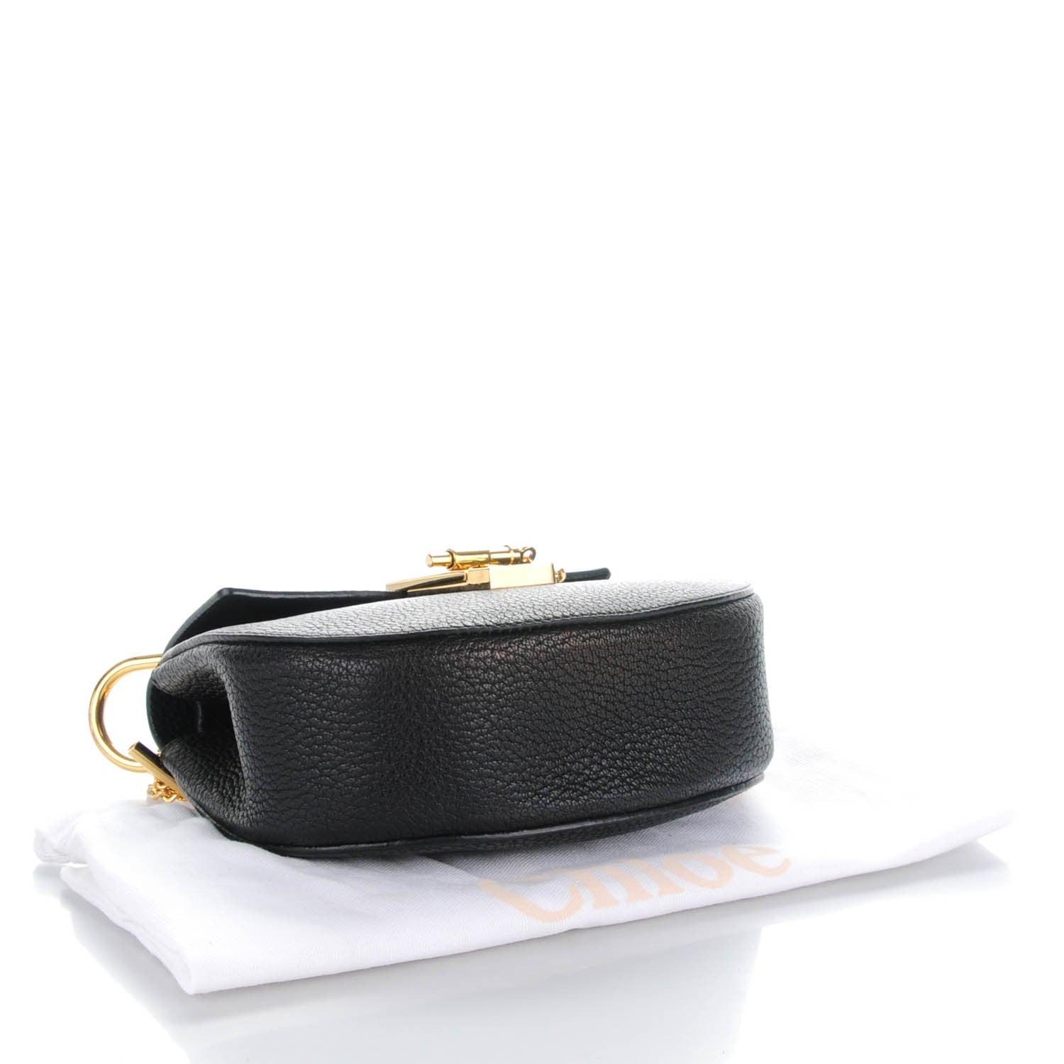 Chloe Grained Lambskin Mini Drew Shoulder Bag Black 4 of 7