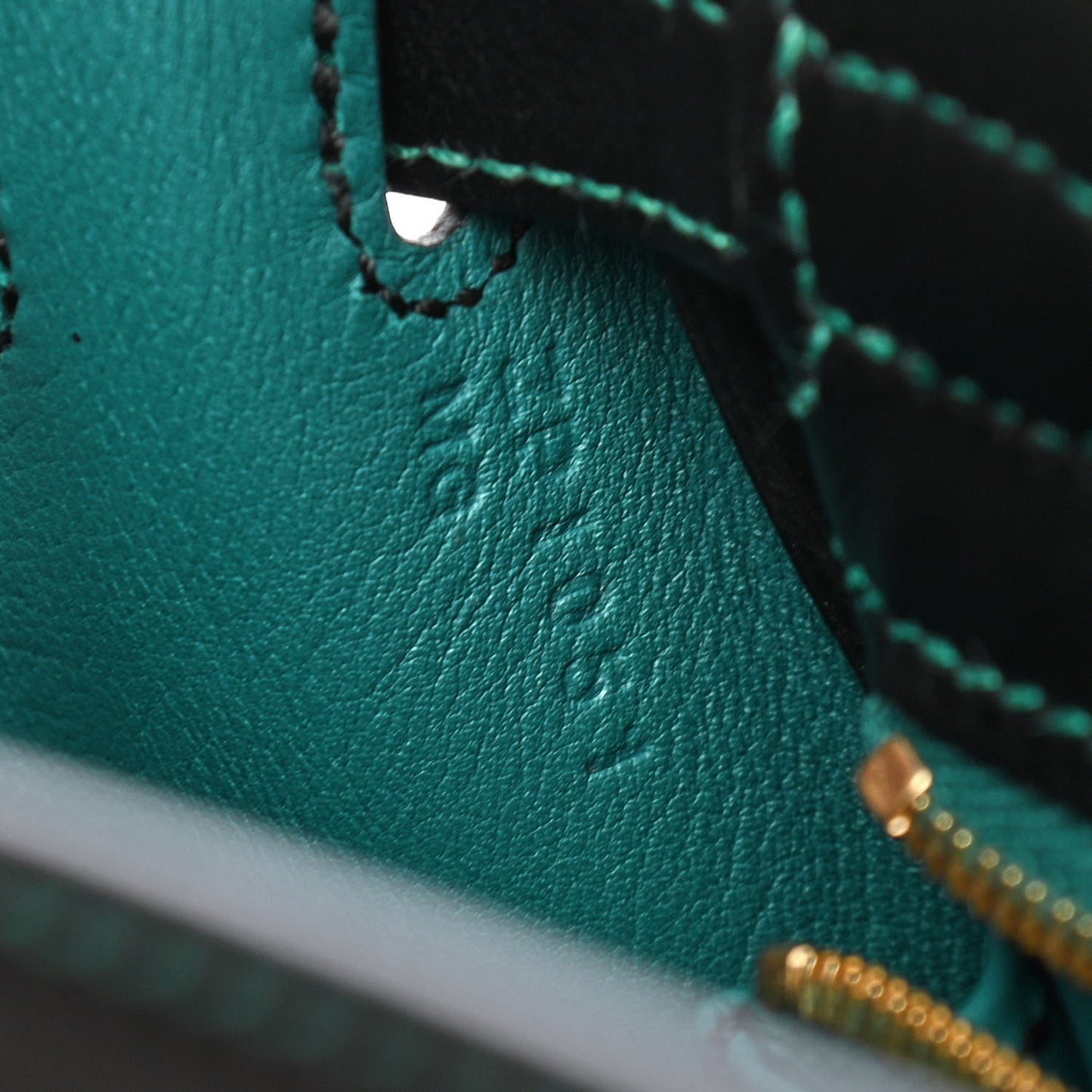Swift Horseshoe Kelly Retourne 25 Bleu Indigo Malachite