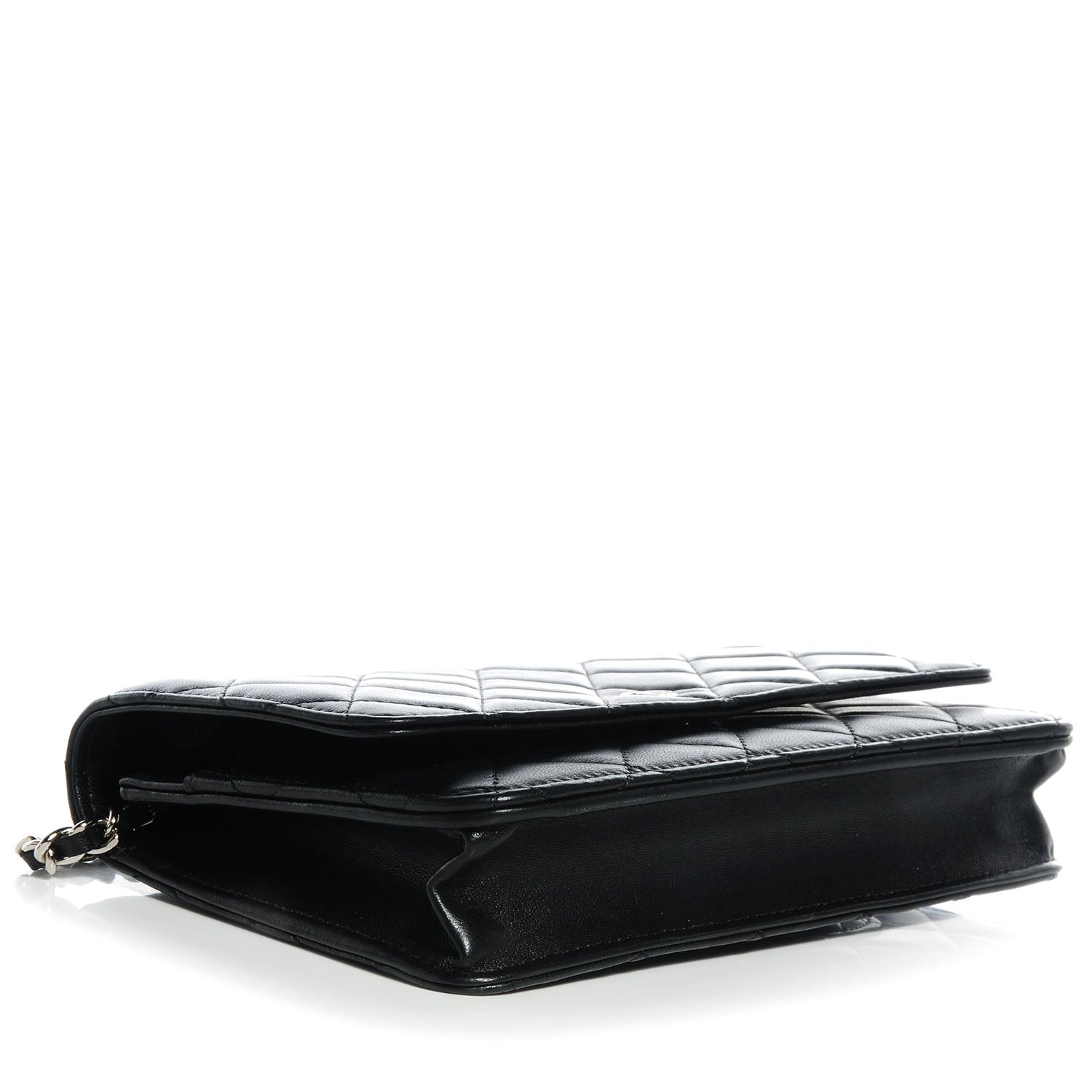 Chanel Lambskin Wallet on Chain WOC Black 4 of 9