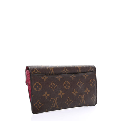 Louis Vuitton Monogram Jeanne Wallet Fuchsia 3 of 7