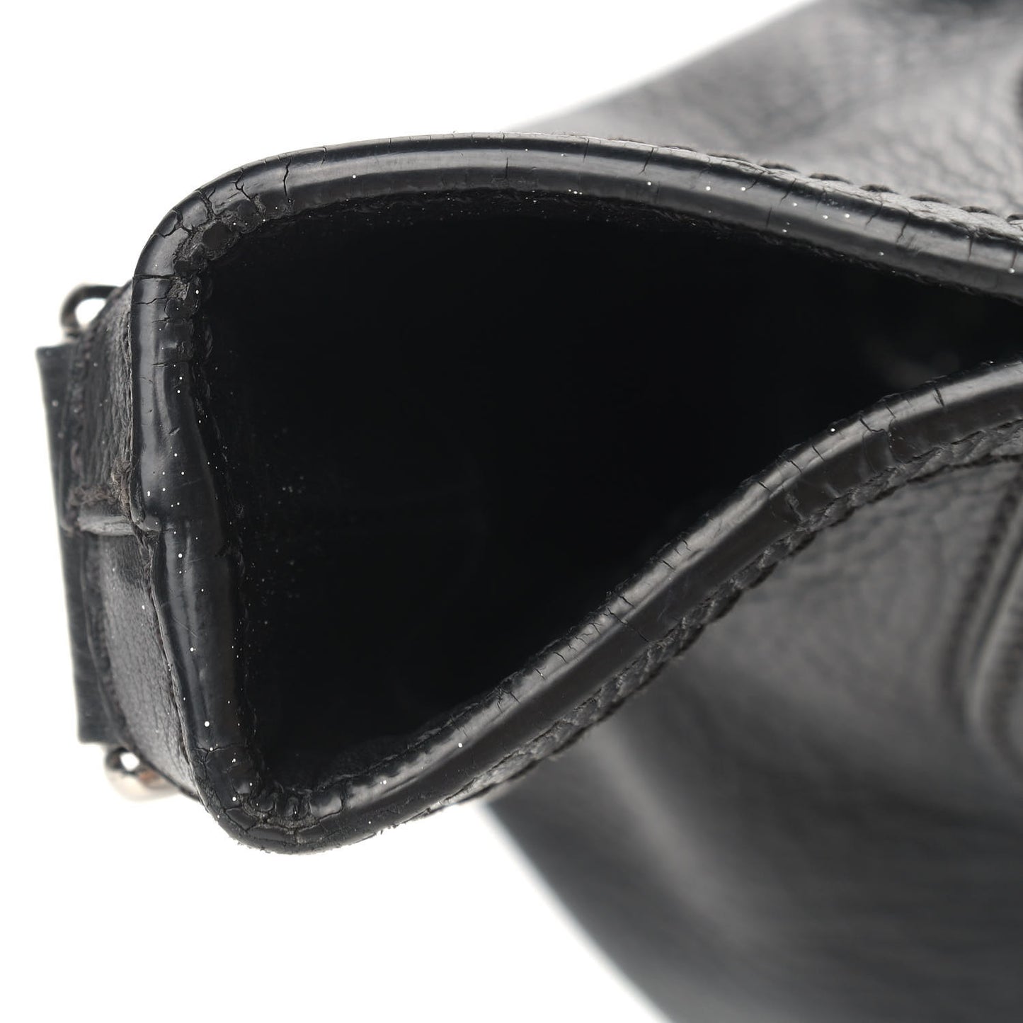 Lambskin Nightingale North South Tote Black