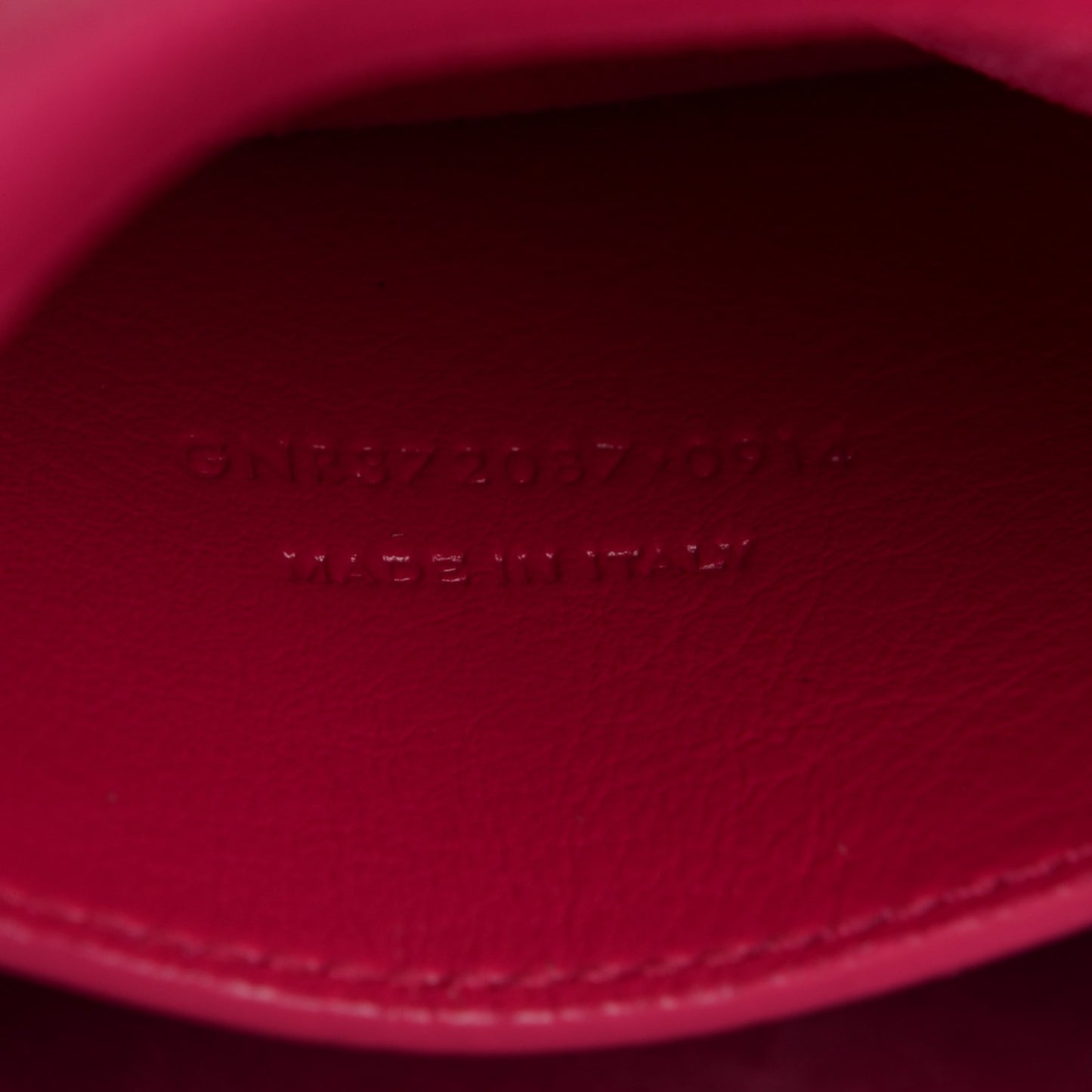 Calfskin Small Monogram Cabas Lipstick Fuchsia