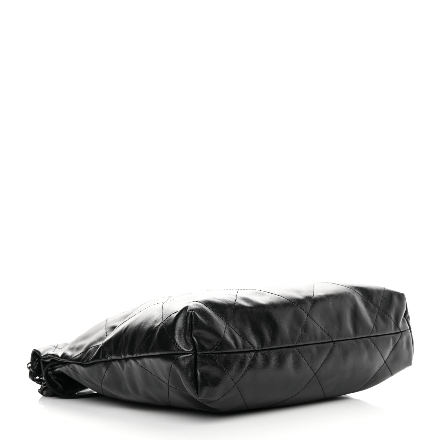 Chanel Shiny Calfskin Quilted Small Chanel 22 So Black 5 of 13