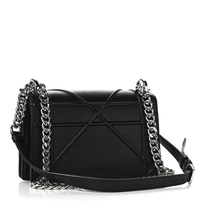 Christian Dior Grained Calfskin Medium Diorama Flap Bag Black 3 of 11