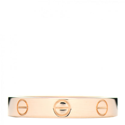 Cartier 18K Yellow Gold 3.5mm LOVE Wedding Band Ring 55 7.25 3 of 5