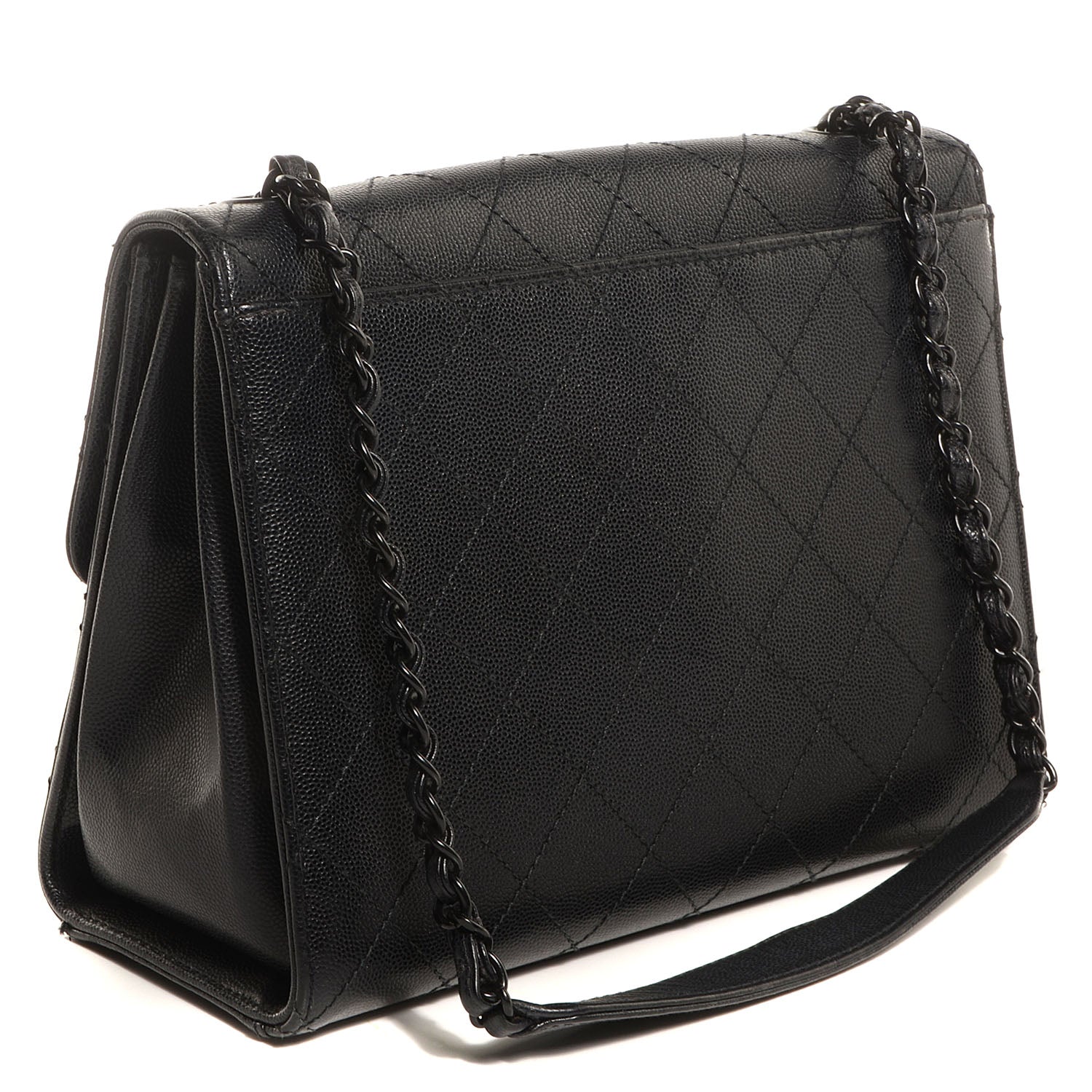 Chanel Caviar Mademoiselle Flap Bag Black 3 of 8