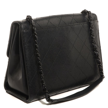 Chanel Caviar Mademoiselle Flap Bag Black 3 of 8
