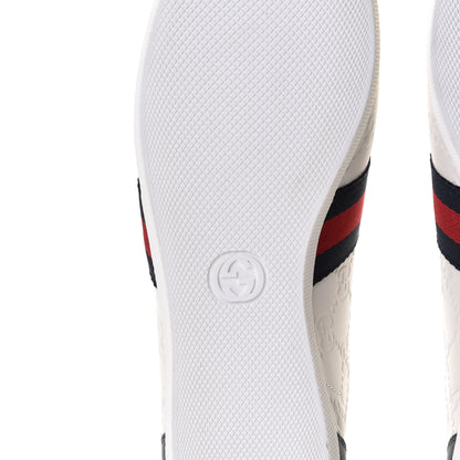 Gucci Guccissima Womens Web Sneakers 41 White 7 of 7
