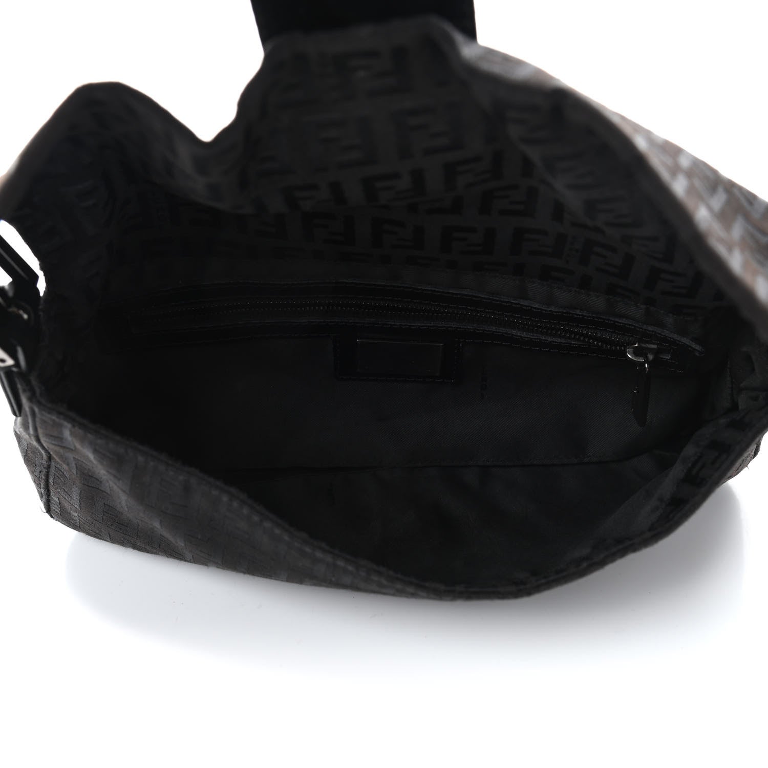 Fendi Zucchino Baguette Black 4 of 4