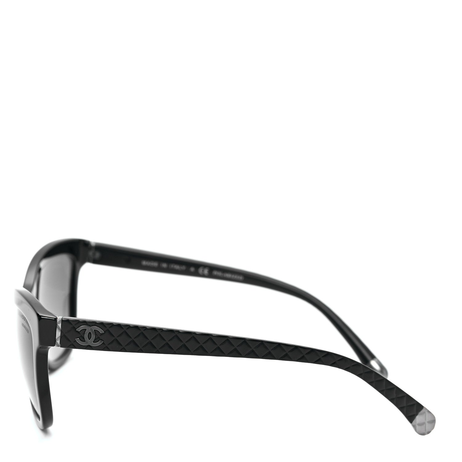 Chanel Polarized CC Cat Eye Sunglasses 5330 Black 3 of 7