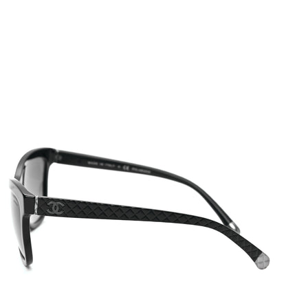 Chanel Polarized CC Cat Eye Sunglasses 5330 Black 3 of 7