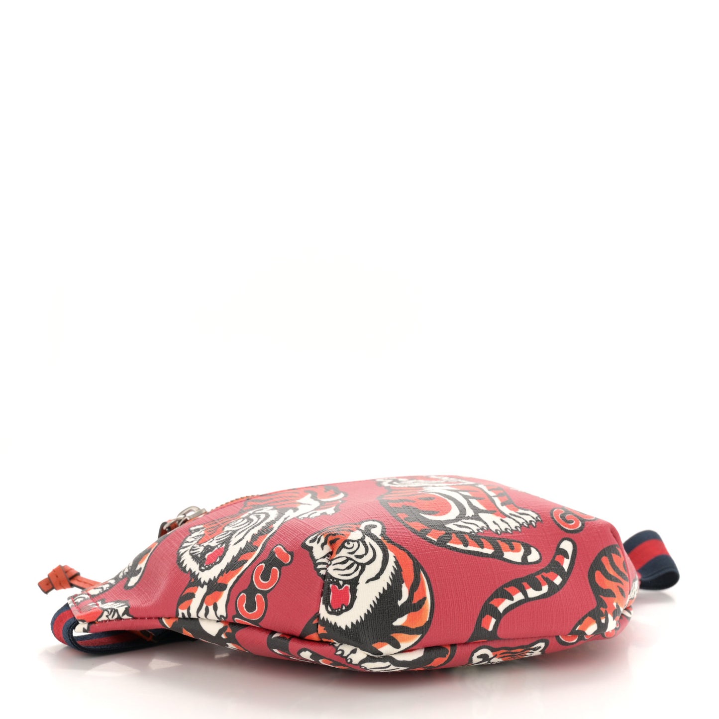 GG Supreme Monogram Angry Cat Print Childrens Belt Bag Multicolor