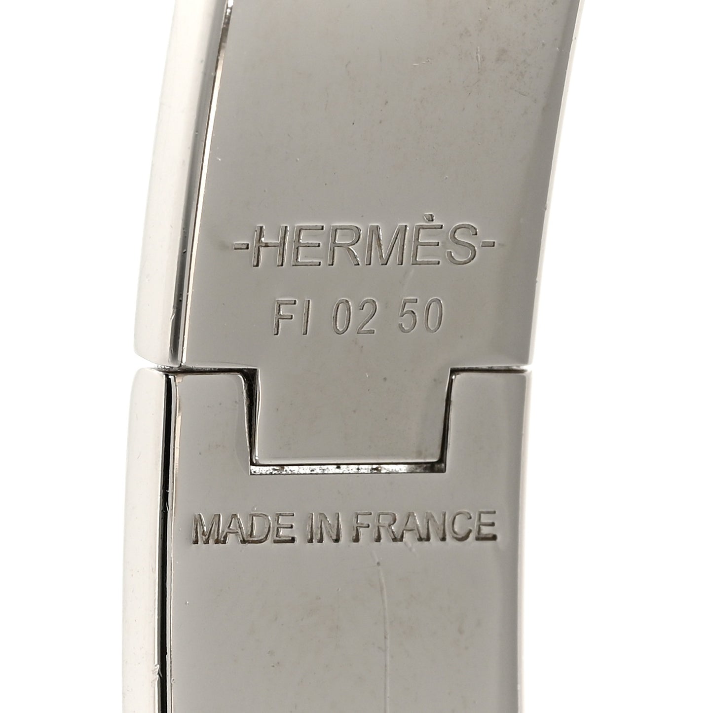 Enamel Narrow Clic Clac H Bracelet GM Black