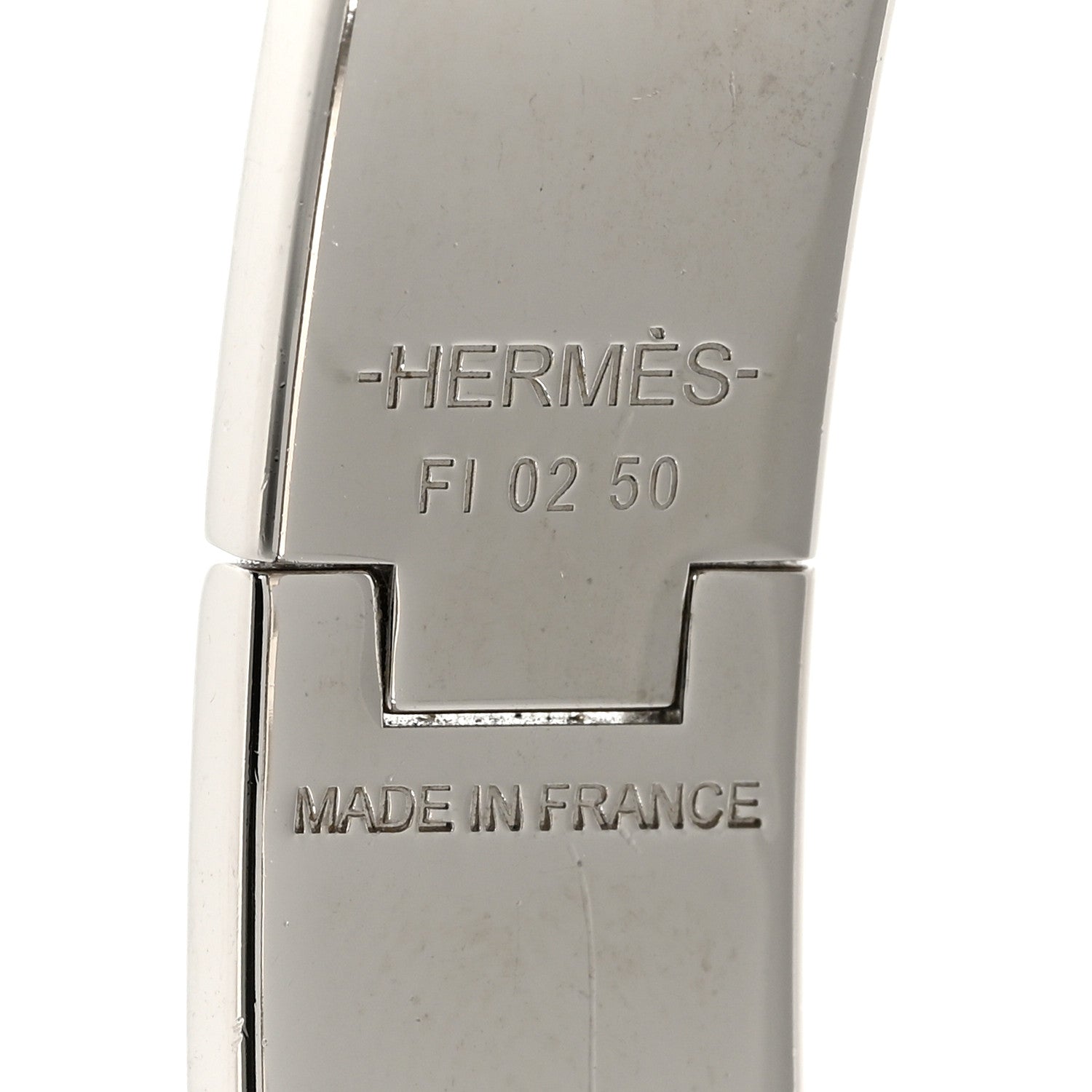 Hermes Enamel Narrow Clic Clac H Bracelet GM Black 3 of 5
