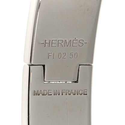 Hermes Enamel Narrow Clic Clac H Bracelet GM Black 3 of 5