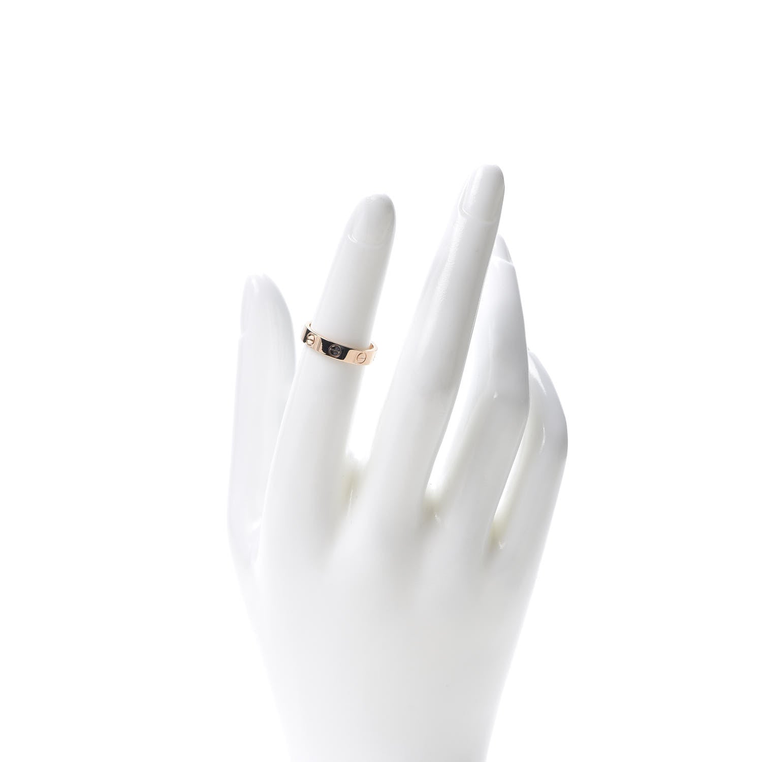 Cartier 18K Pink Gold 3.5mm LOVE Wedding Band Ring 49 4.75 2 of 4