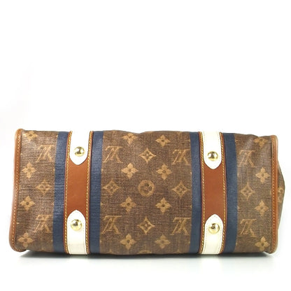 Louis Vuitton Monogram Rayures Tisse Sac GM Blue 4 of 10