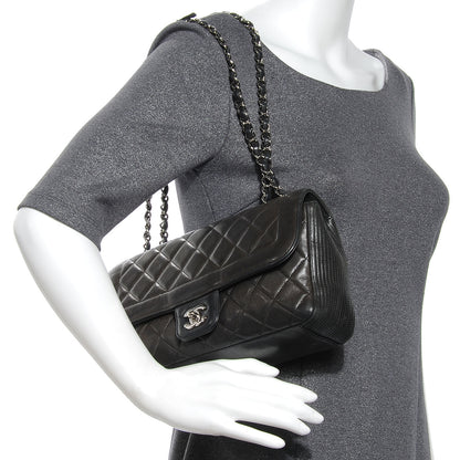 Chanel Lambskin Medium Coco Rider Flap Black 2 of 12