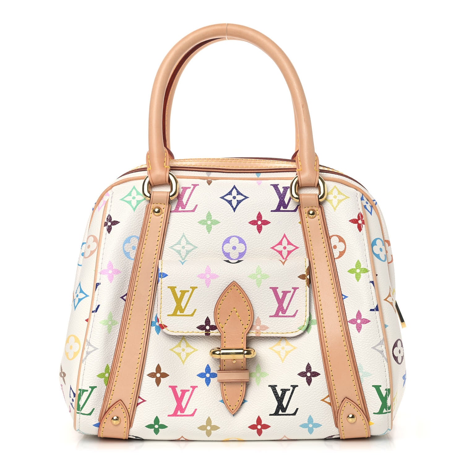 Louis Vuitton Monogram Multicolor Priscilla White 1 of 9