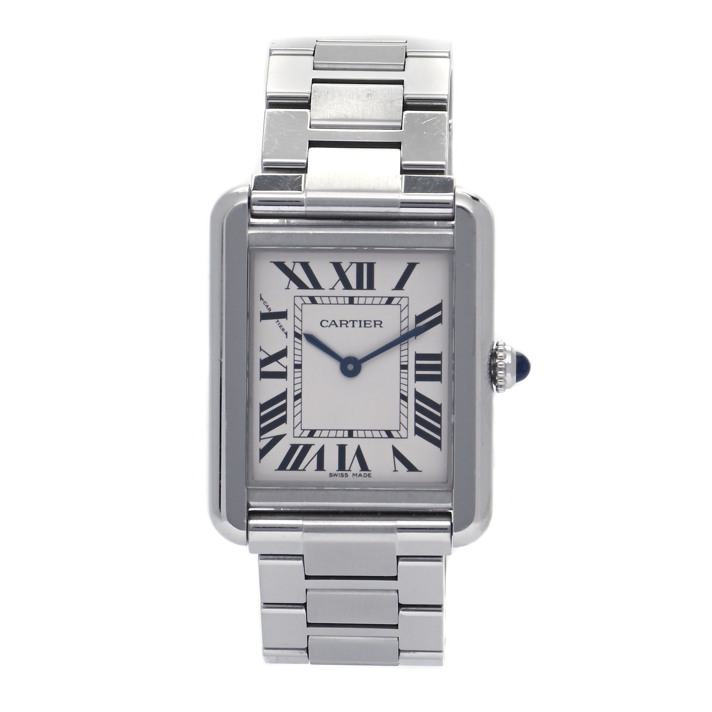 Stainless Steel 24mm Tank Solo Quartz Watch