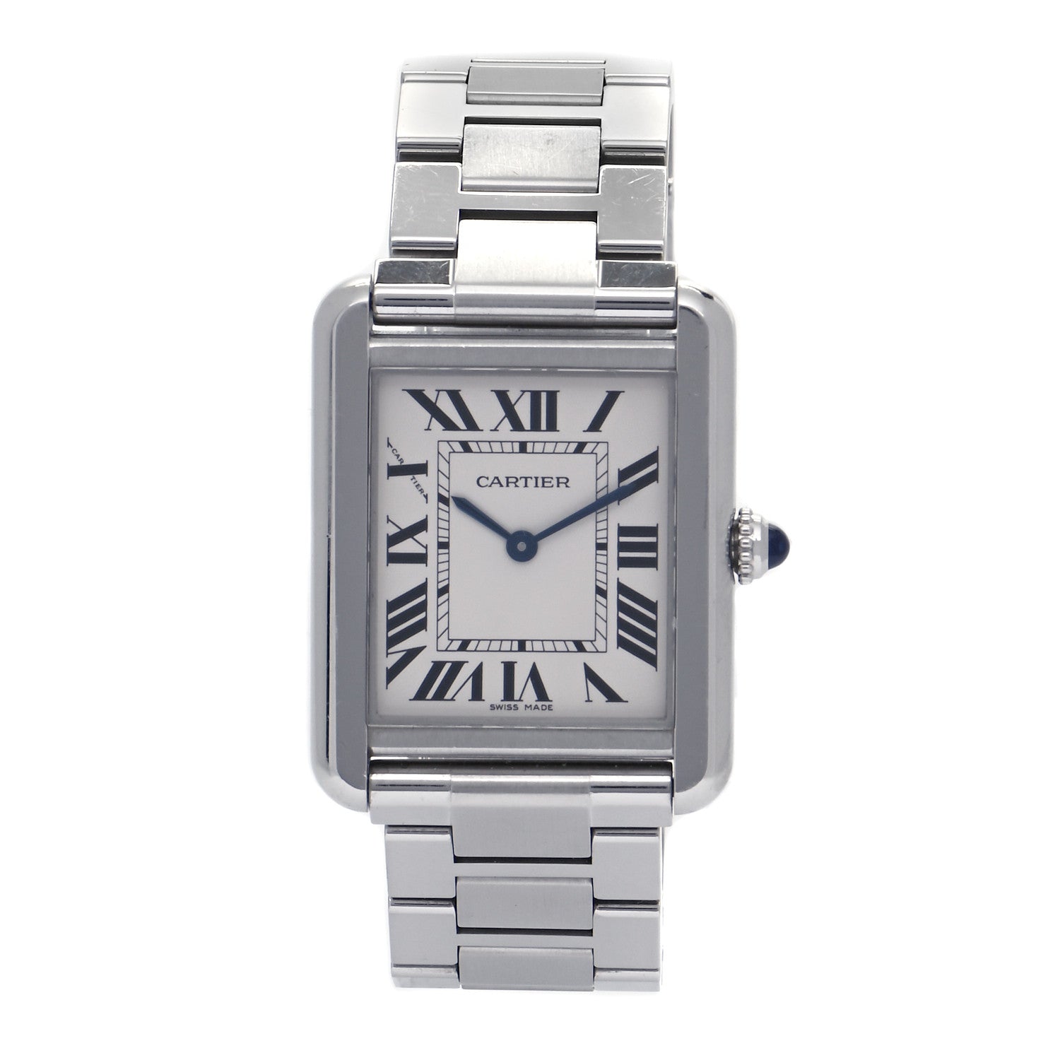 Cartier Stainless Steel 24mm Tank Solo Quartz Watch 1 of 6