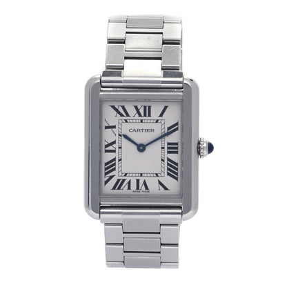 Cartier Stainless Steel 24mm Tank Solo Quartz Watch 1 of 6