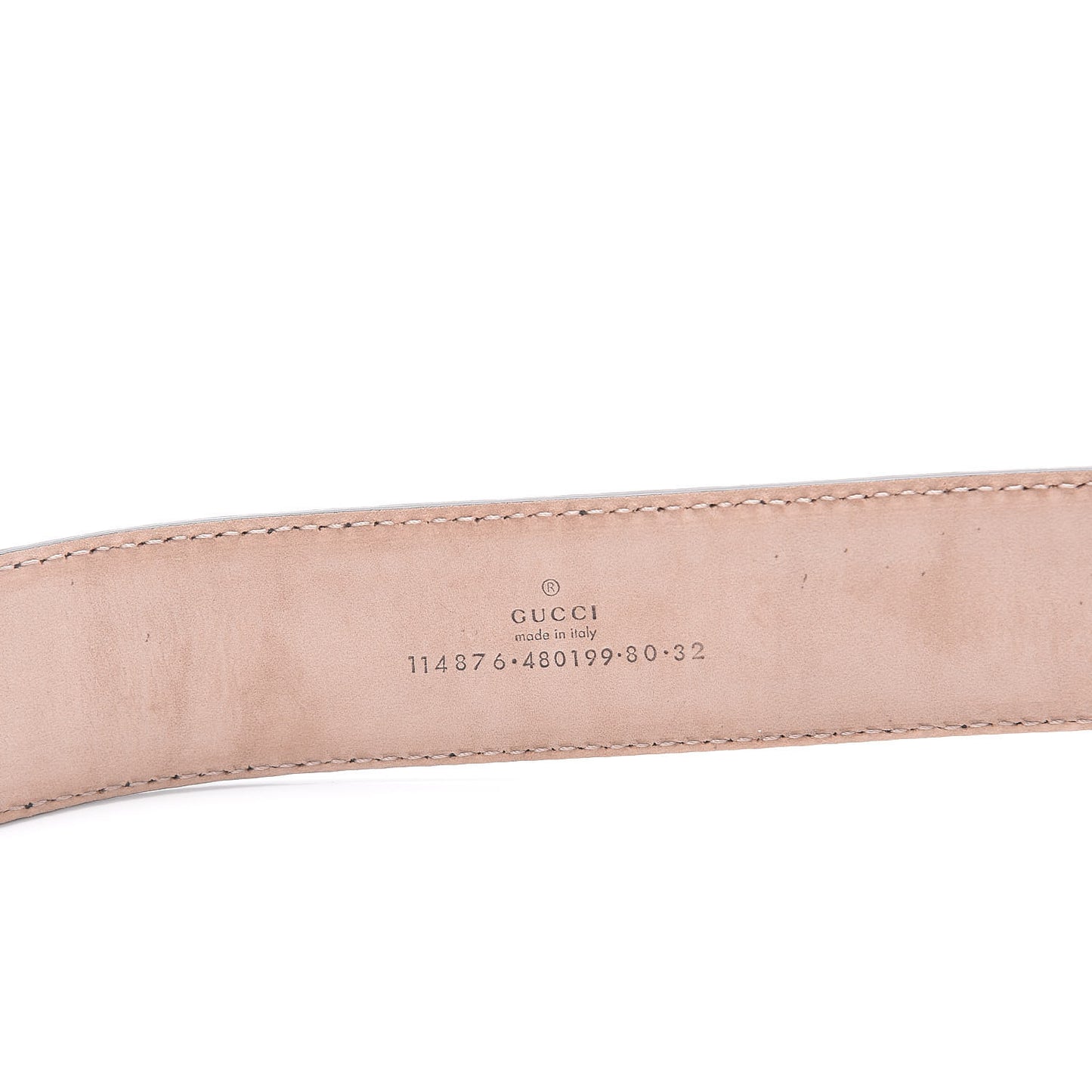 Guccissima Interlocking G 40mm Belt 80 32 Black